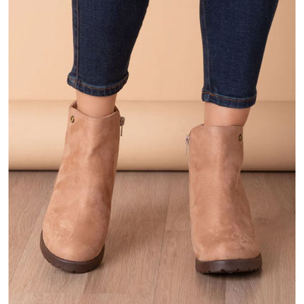 Botin Mujer Metz - Topo