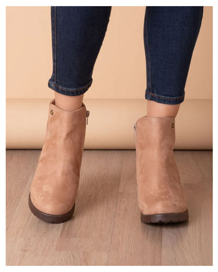 Botin Mujer Metz - Topo