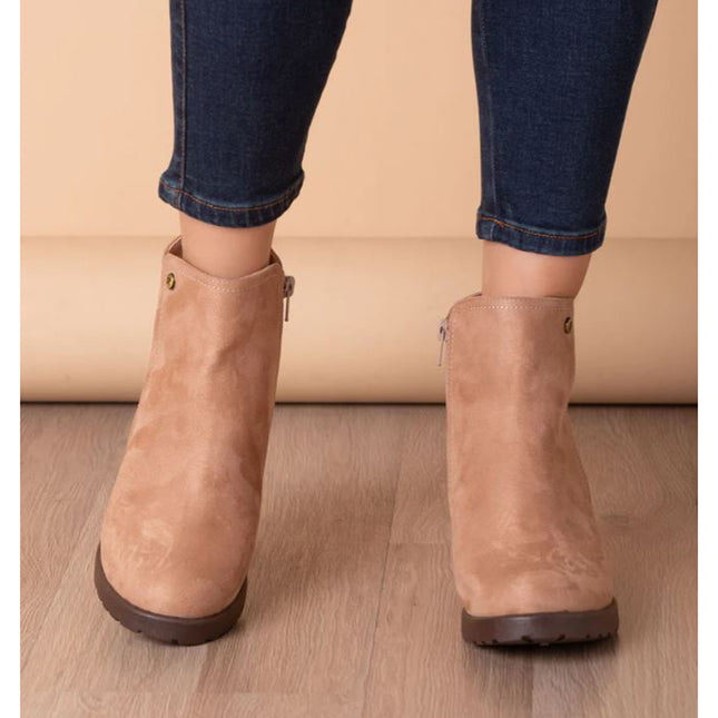 Botin Mujer Metz - Topo