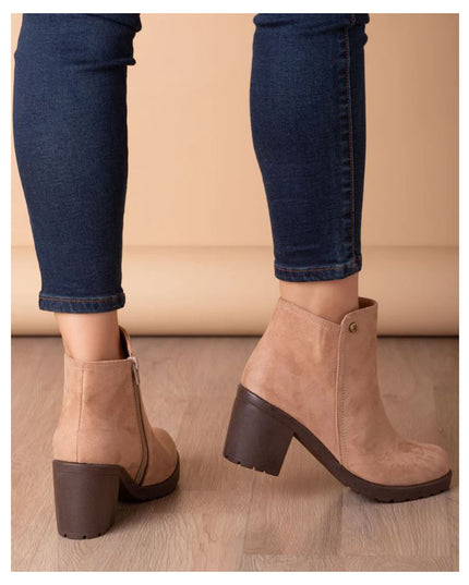 Botin Mujer Metz - Topo