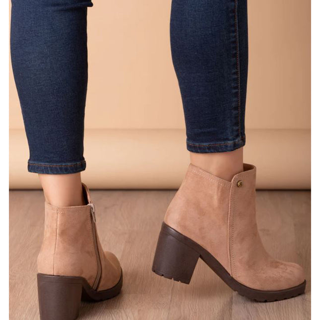 Botin Mujer Metz - Topo