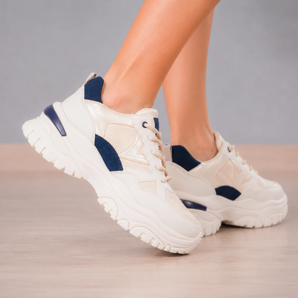 Zapatillas Urbanas Mujer Milan - Beige