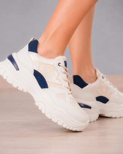 Zapatillas Urbanas Mujer Milan - Beige