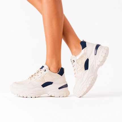 Zapatillas Urbanas Mujer Milan - Beige