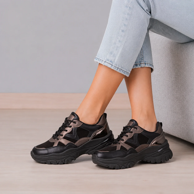 Zapatillas Urbanas Mujer Milan - Bronce