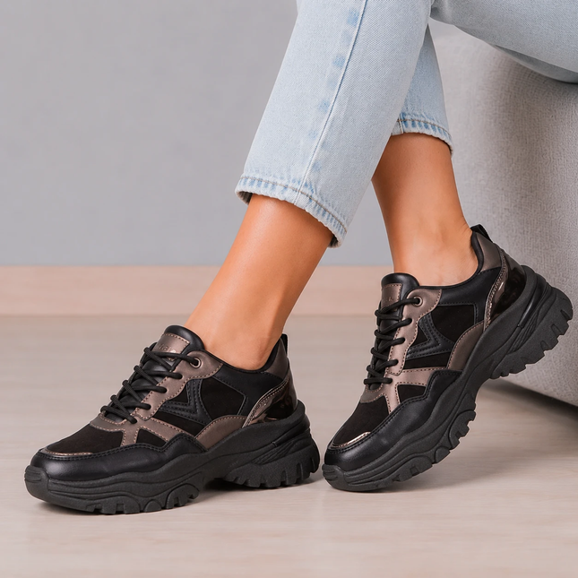 Zapatillas Urbanas Mujer Milan - Bronce