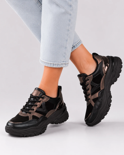 Zapatillas Urbanas Mujer Milan - Bronce