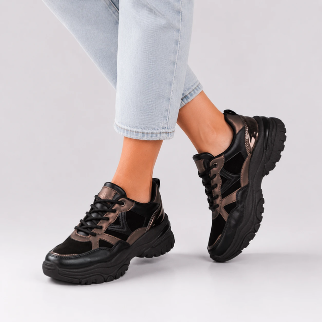 Zapatillas Urbanas Mujer Milan - Bronce