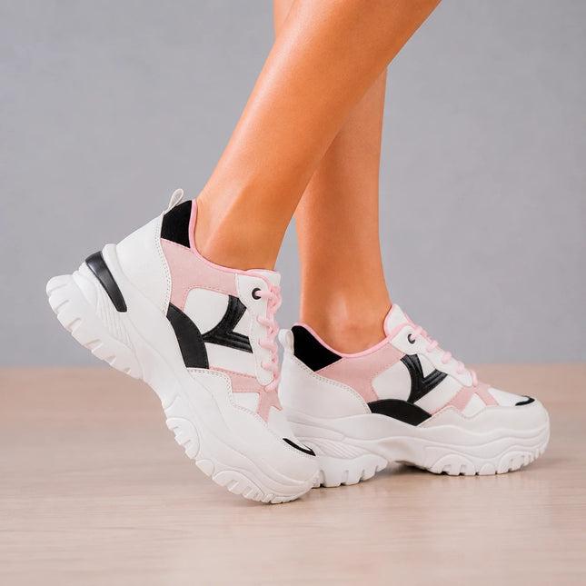 Zapatillas Urbanas Mujer Milan - Rosado