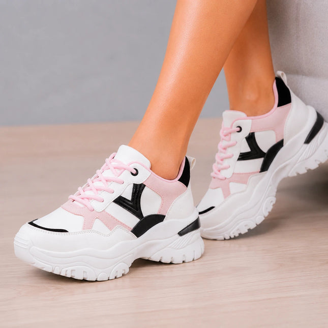 Zapatillas Urbanas Mujer Milan - Rosado