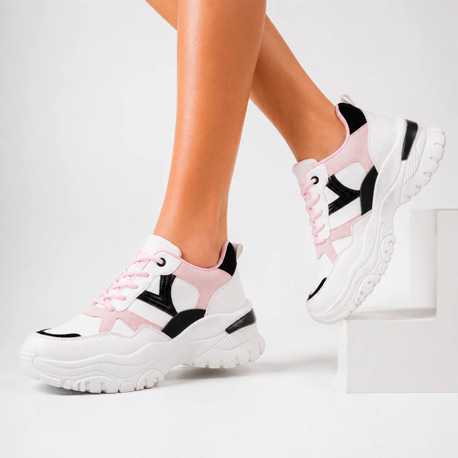 Zapatillas Urbanas Mujer Milan - Rosado