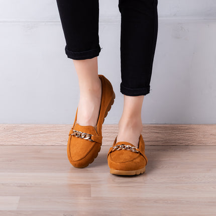 Mocasines Mujer Carmelo - Camel