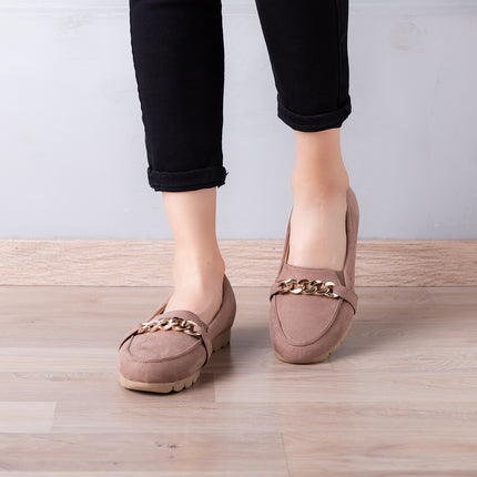 Mocasines Mujer Carmelo - Topo