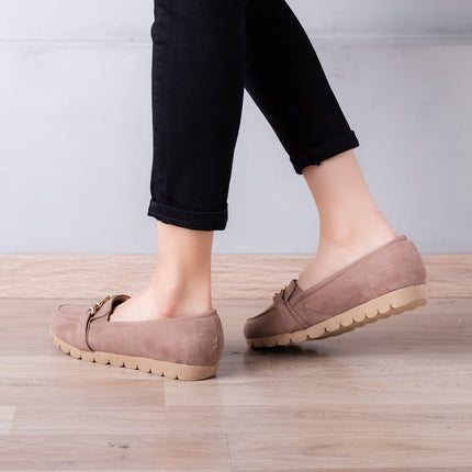 Mocasines Mujer Carmelo - Topo