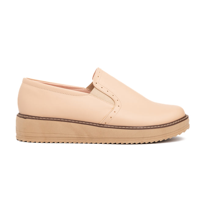 Mocasines Mujer Ferrara - Beige