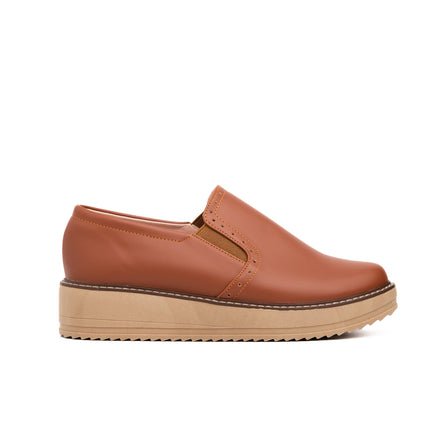 Mocasines Mujer Ferrara - Camel Oscuro