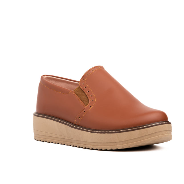 Mocasines Mujer Ferrara - Camel Oscuro