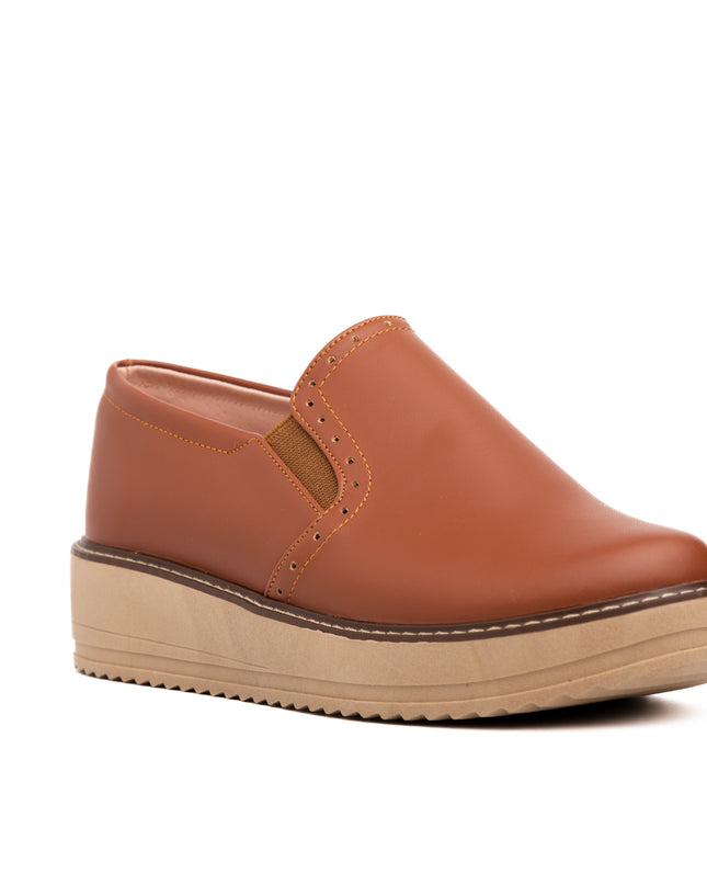 Mocasin Ferrara - Camel Oscuro