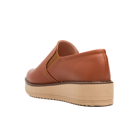 Mocasines Mujer Ferrara - Camel Oscuro