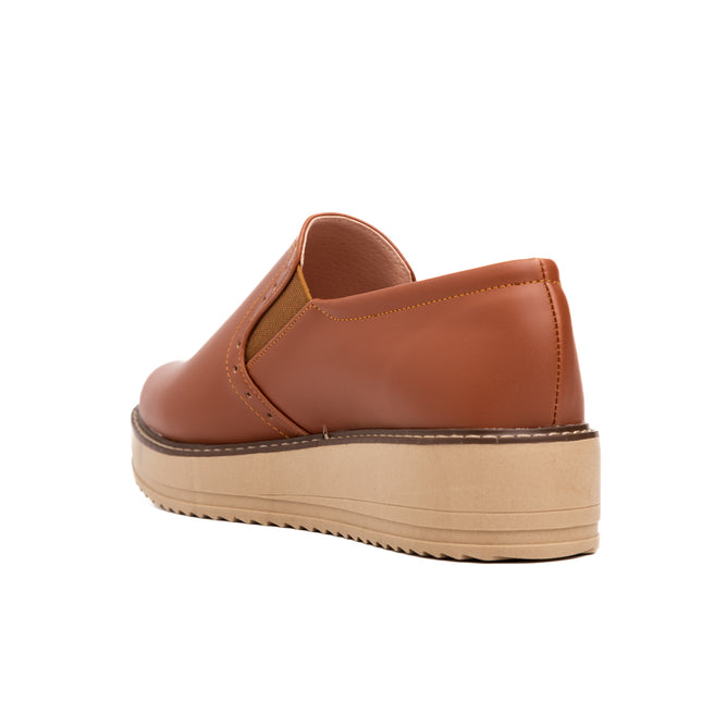 Mocasines Mujer Ferrara - Camel Oscuro