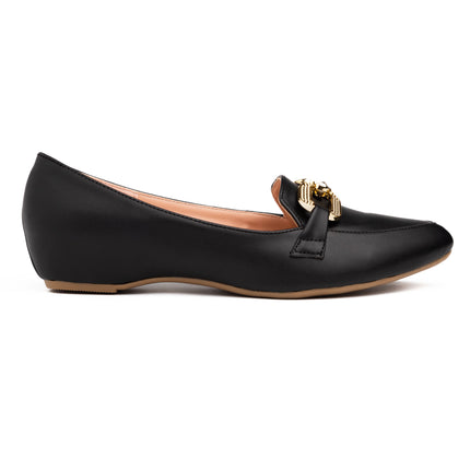 Mocasines Mujer Goldyuan - Negro