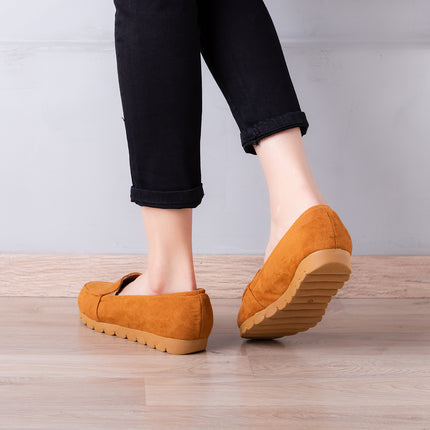 Mocasines Mujer Minas - Camel