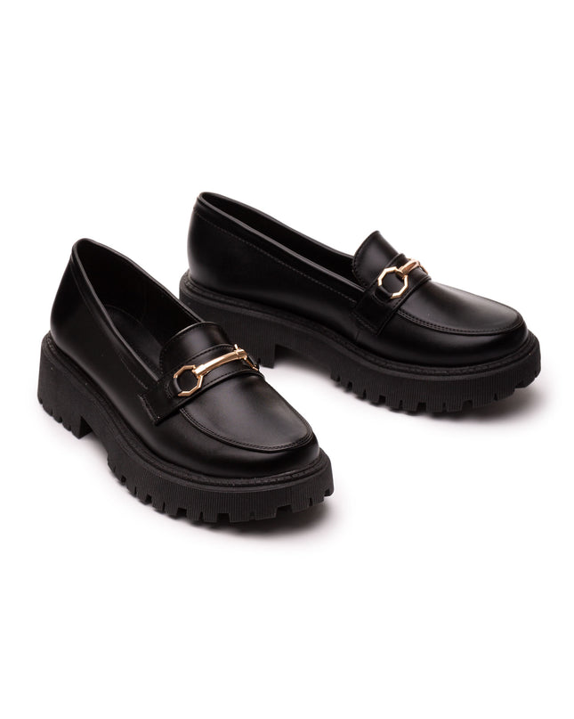 Mocasin Tarento 2  - Negro Cuero