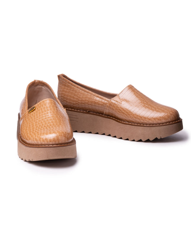 Mocasin Vratsa - Beige Charol