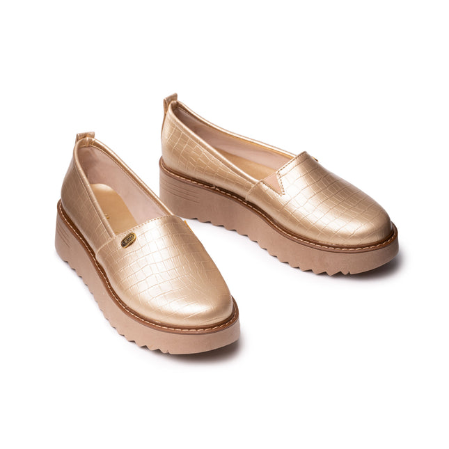 Mocasines Mujer Vratsa - Dorado