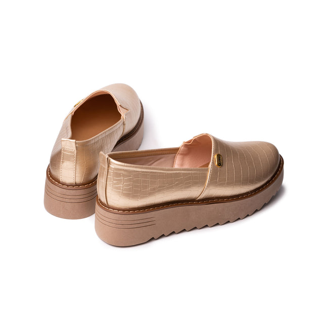 Mocasines Mujer Vratsa - Dorado