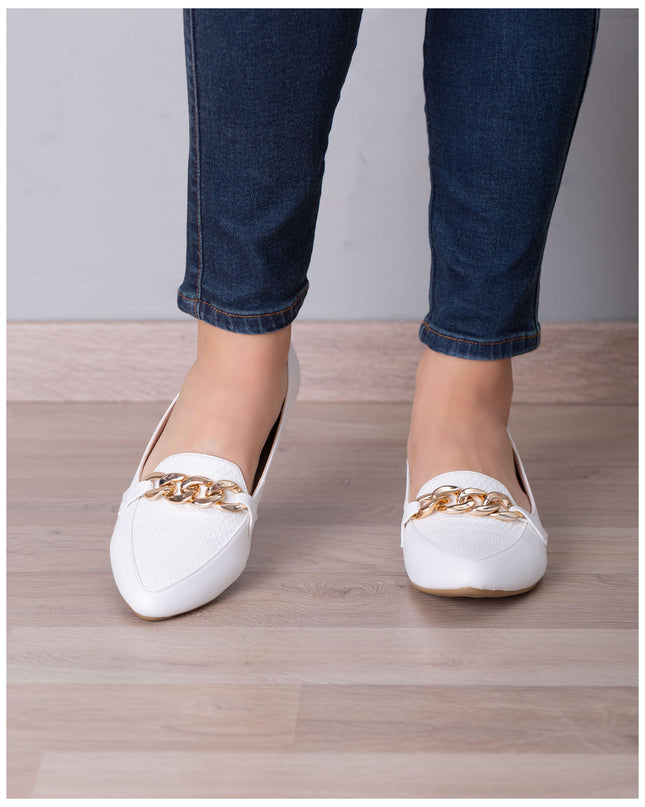 Mocasin Bansko - Blanco Serpiente
