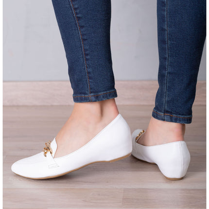 Mocasines Mujer Bansko - Blanco Serpiente