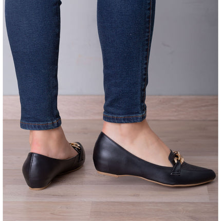 Mocasines Mujer Bansko - Negro Serpiente