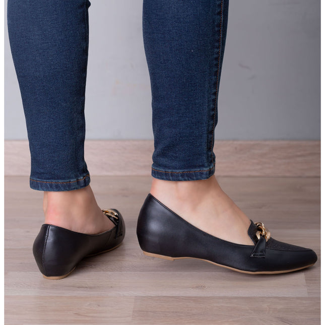Mocasines Mujer Bansko - Negro Serpiente