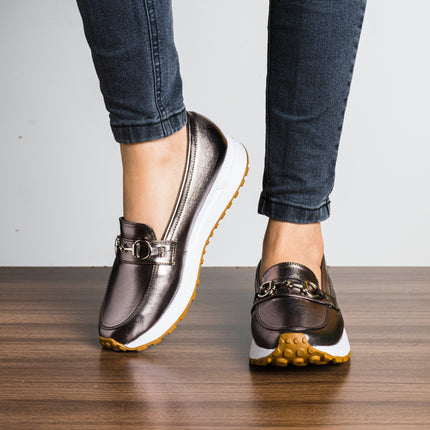 Mocasin Cuty - Plateado