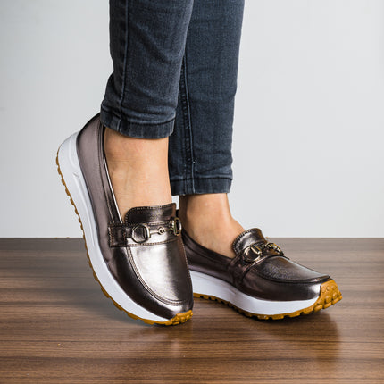 Mocasin Cuty - Plateado