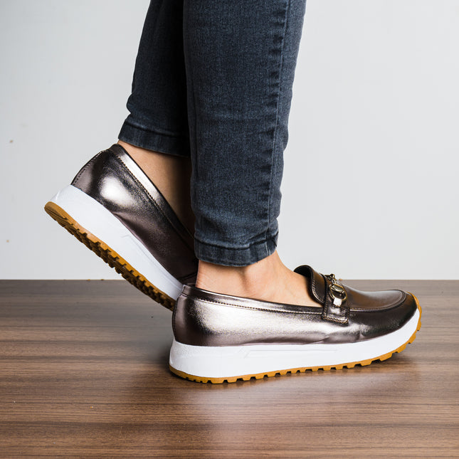 Mocasin Cuty - Plateado