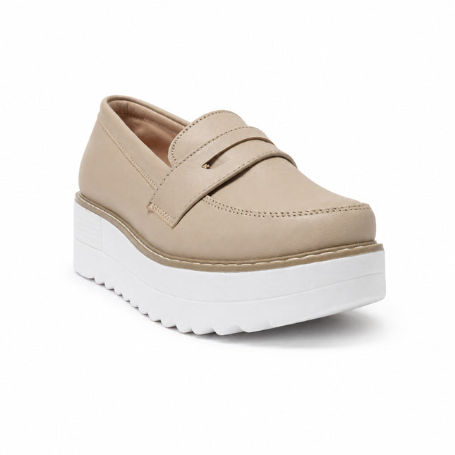 Mocasines Mujer Elan - Beige