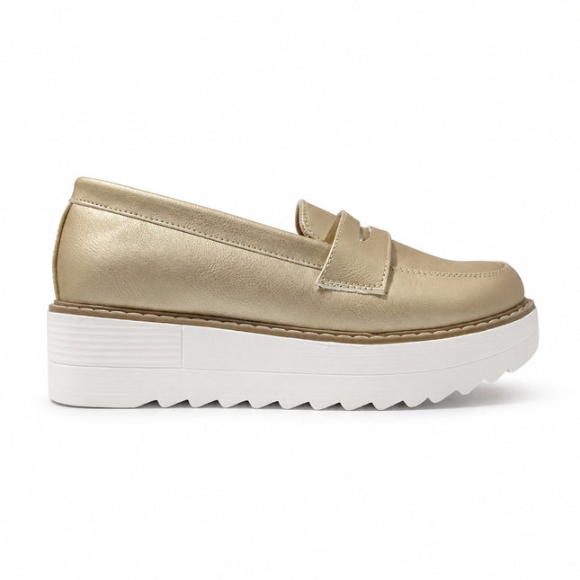 Mocasines Mujer Elan - Dorado