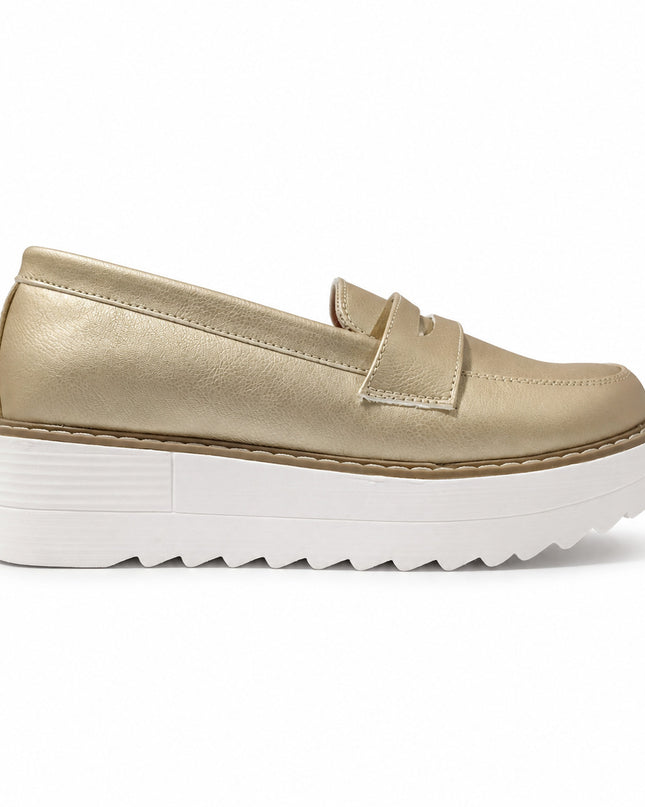 Mocasines Mujer Elan - Dorado