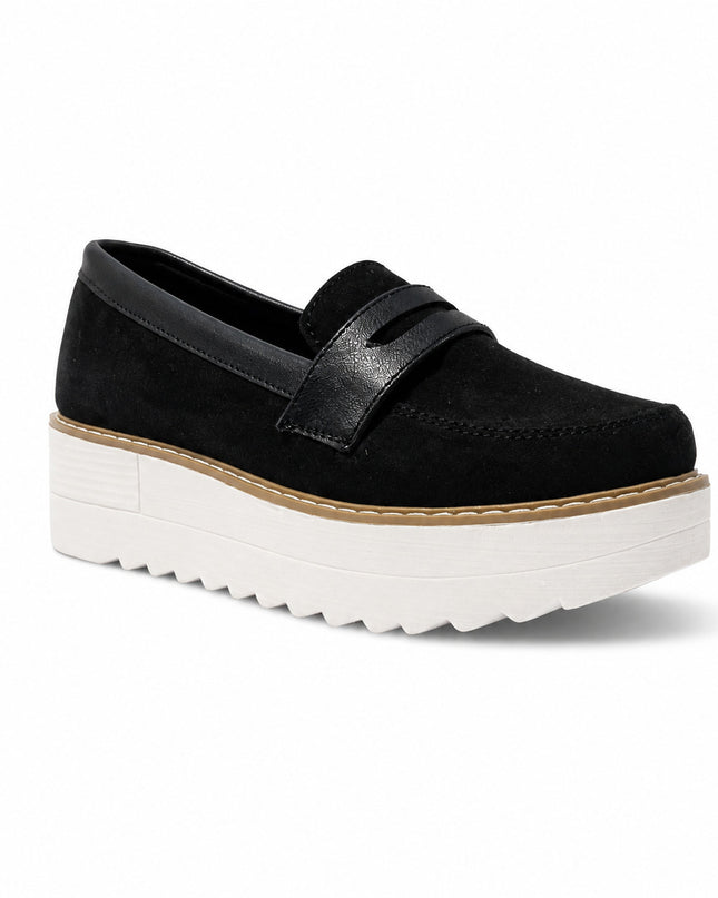 Mocasines Mujer Elan - Negro
