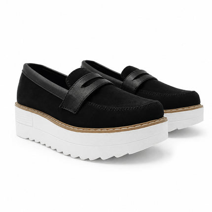 Mocasines Mujer Elan - Negro