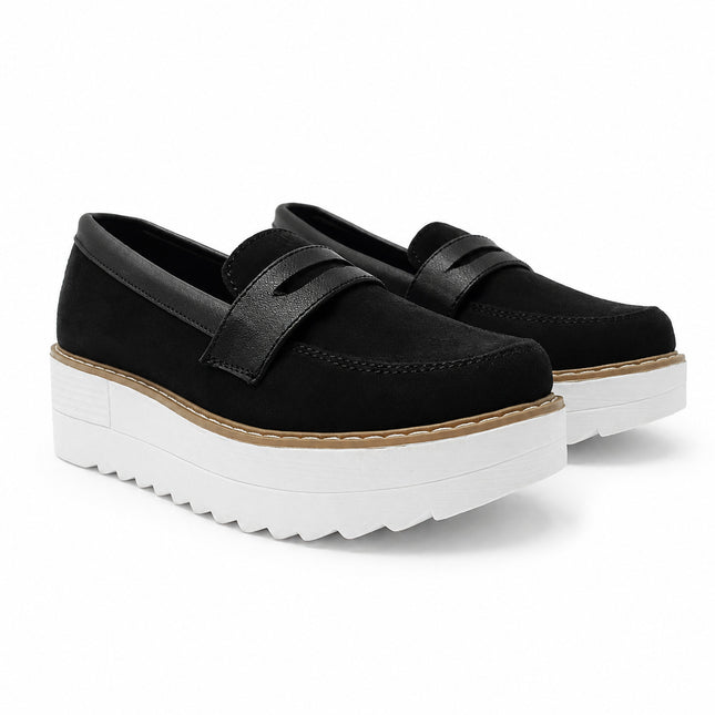 Mocasines Mujer Elan - Negro