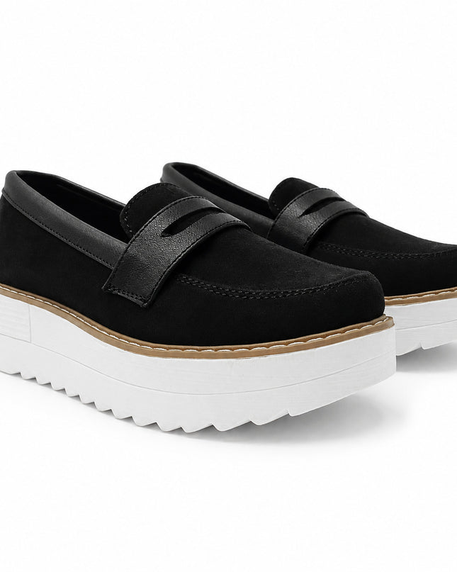 Mocasines Mujer Elan - Negro