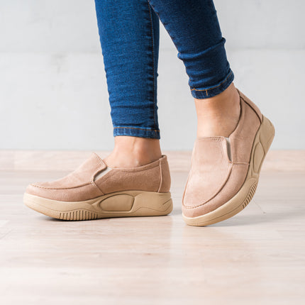 Mocasines Mujer Fife - Topo