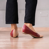 Mocasin Leila - Guinda