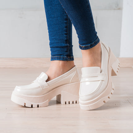 Mocasin Murcy - Nude Charol