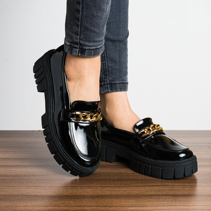 Mocasin Pistoya - Negro Charol
