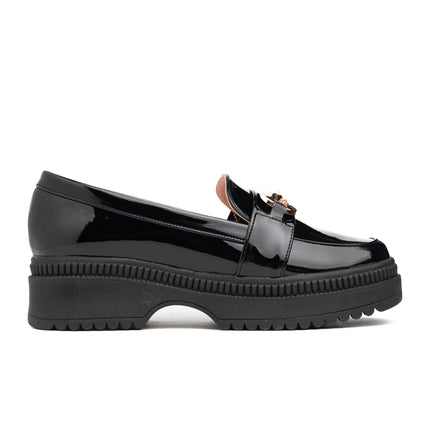 Mocasin Steelex - Negro Charol