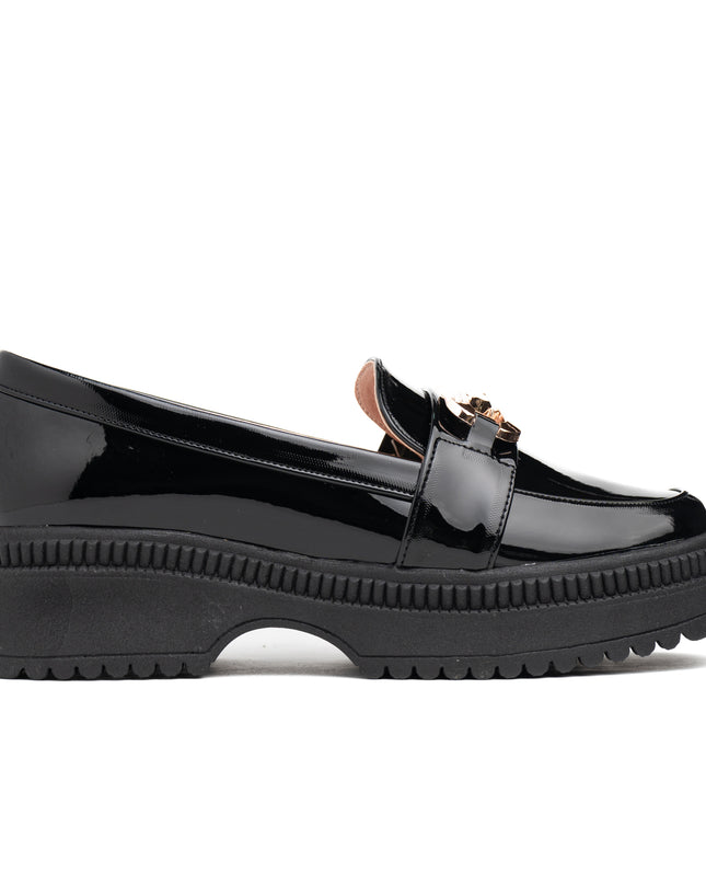 Mocasin Steelex - Negro Charol